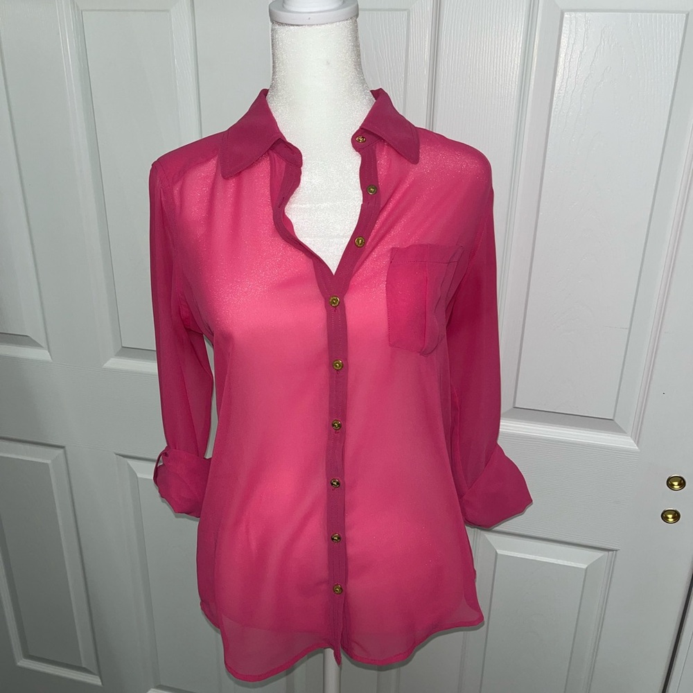Sheer Pink Top